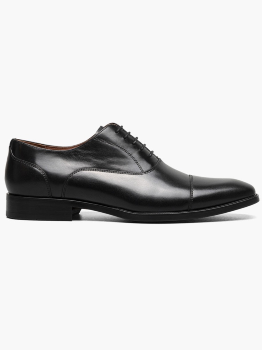 Florsheim Sorrento Lux Cap Toe Balmoral, Black Leather. 14447 001